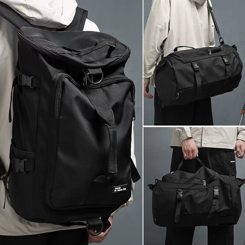 Sac à dos ActiveGo Travel grande capacité pour homme, idéal pour les courts voyages d'affaires. Bandoulière simple, porté à la main._voghion.com