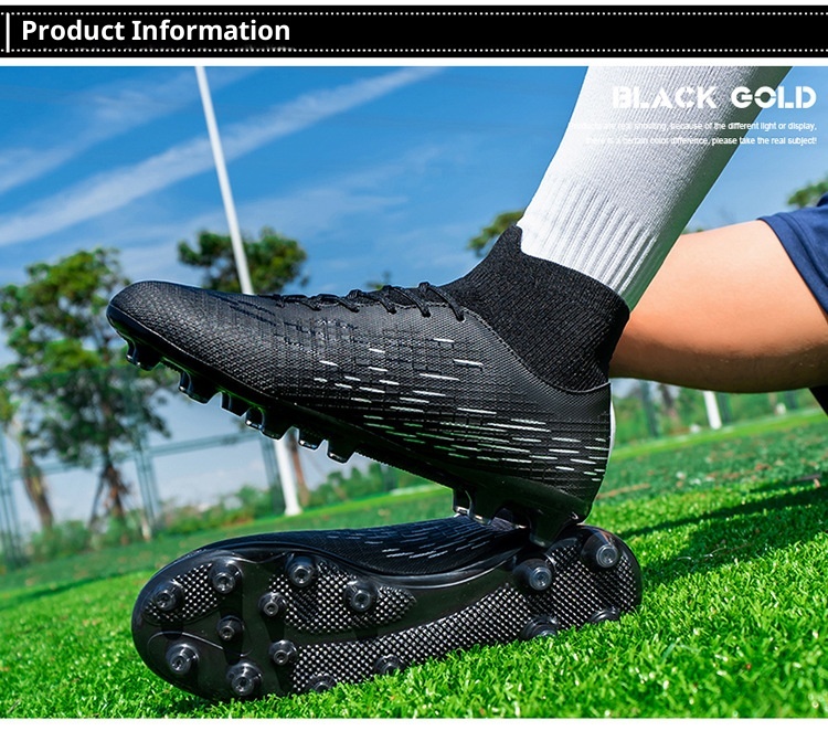 ShoeGlobe Autumn Binbin Bird Factory Direct Sales Long Spikes High Top Breathable Sports Training Shoes For Men And Women Football_voghion.com