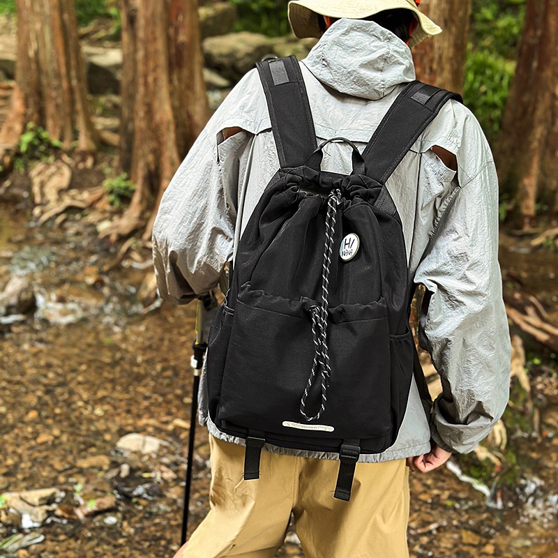 ActiveGo 2025 Summer Badmito Lightweight Travel Backpack Wome's Outdoor Moutaieerig Sports Large Capacity Drawstrig Bag_voghion.com