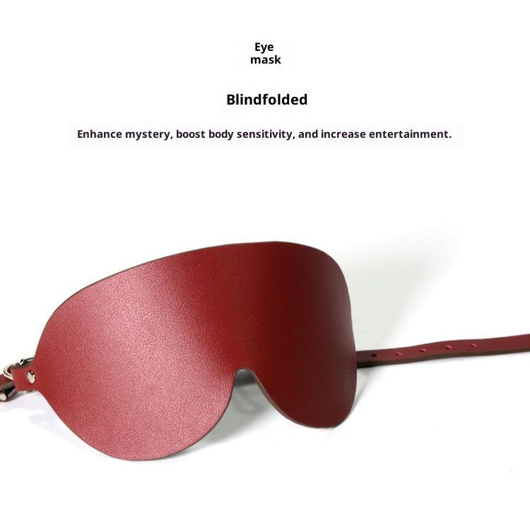 LuvBox Set di contenitori sexy in pelle PU SM Props Giocattoli Guinzaglio Collare Benda Piccola Frusta Pagaia Prodotti per adulti_voghion.com