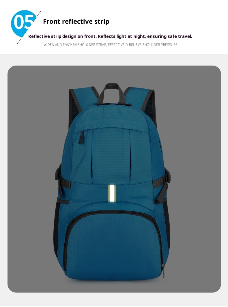 ActiveGo Outdoor Men's And Women's Ultra-light Sports Skin Foldable Backpack Mountaineering Waterproof Travel Large Capacity_voghion.com