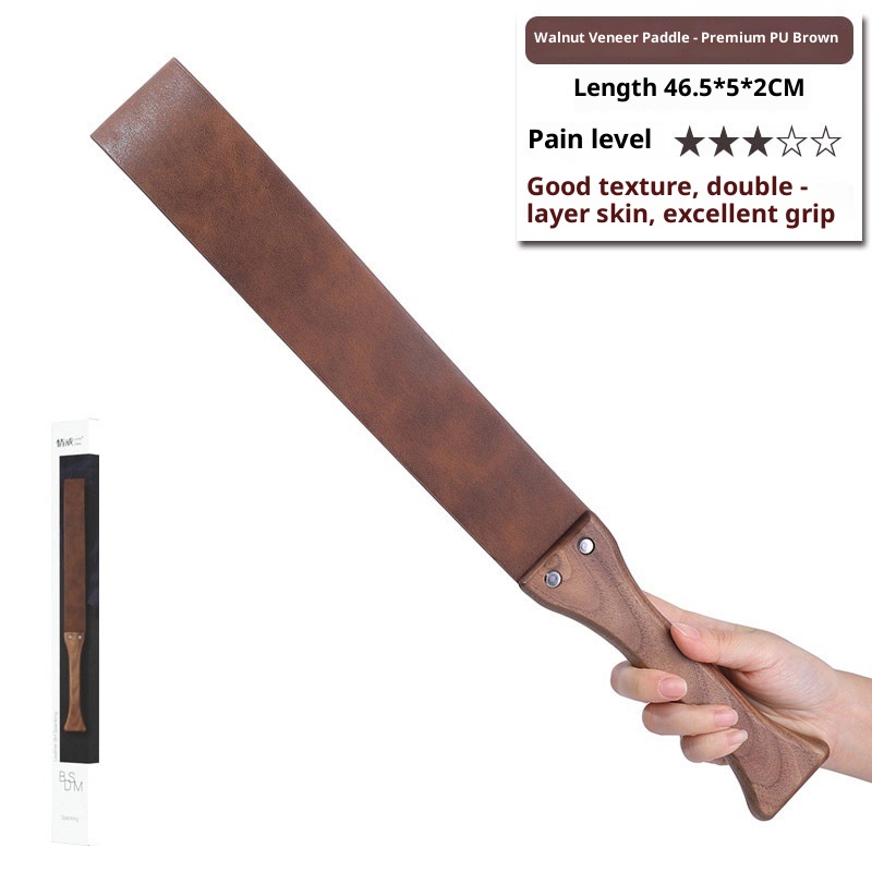 LuvBox SP Frusta in vero legno per coppie, giocattolo sessuale per adulti, in pelle PP, portatile_voghion.com