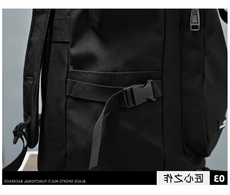 Sac à dos ActiveGo Travel grande capacité pour homme, idéal pour les courts voyages d'affaires. Bandoulière simple, porté à la main._voghion.com