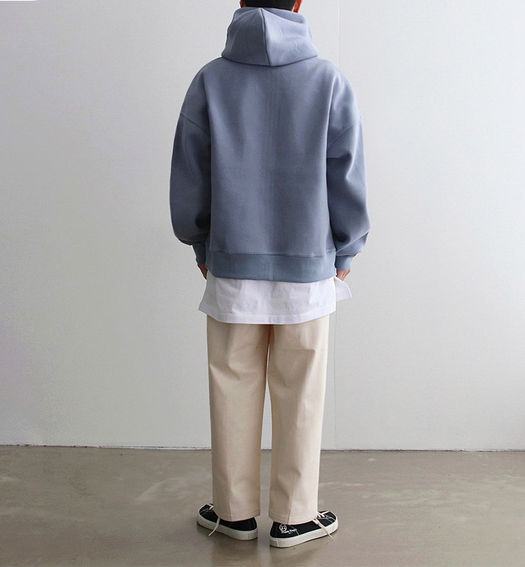 boy European And American Cross-Border 2023 Autumn Winter New Hooded Solid Color Cardigan Versatile Japanese Style Simple_voghion.com