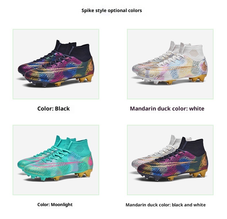 ShoeGlobe Cross-Border Wholesale New Football For Men And Women Students AG Long Cristiano Ronaldo Messi TF Broken Spikes_voghion.com