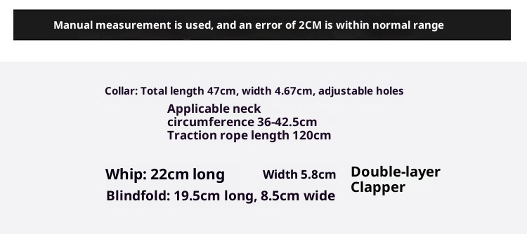 LuvBox Set di contenitori sexy in pelle PU SM Props Giocattoli Guinzaglio Collare Benda Piccola Frusta Pagaia Prodotti per adulti_voghion.com
