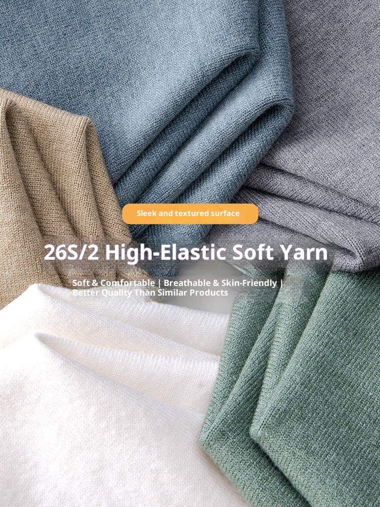 boy 2025 Autumn Winter New Half Turtleneck Sweater Men's Inner Layer Slim Fit Lake Blue Base Knitted Pullover Top_voghion.com