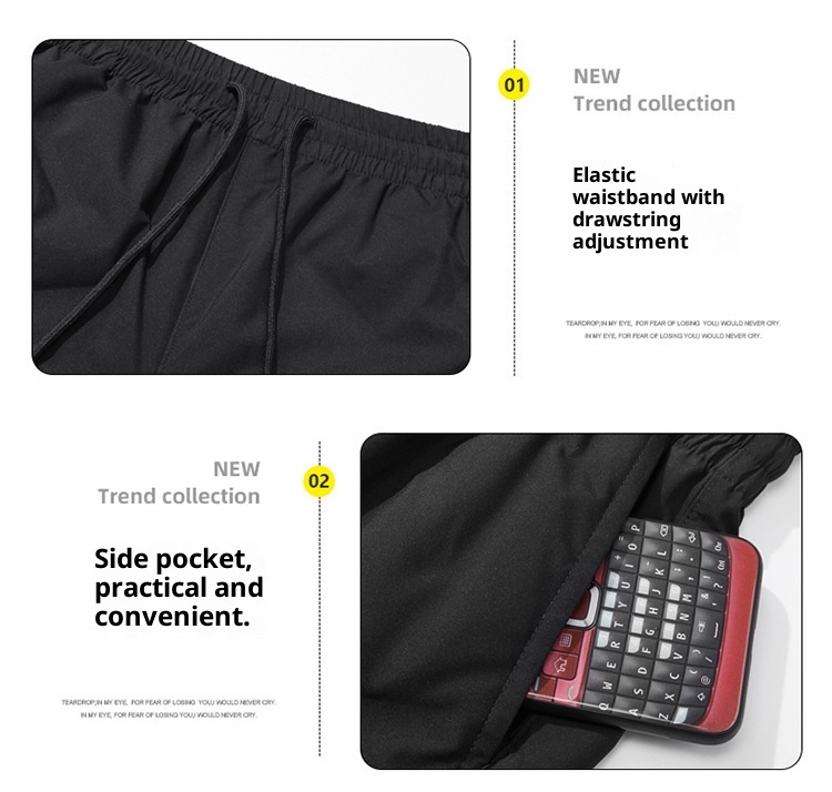 001 Outdoor Softshell Men Winter Fleece Lined Thickened Ski Warm 90% White Duck Down Travel Hiking Long Pants_voghion.com