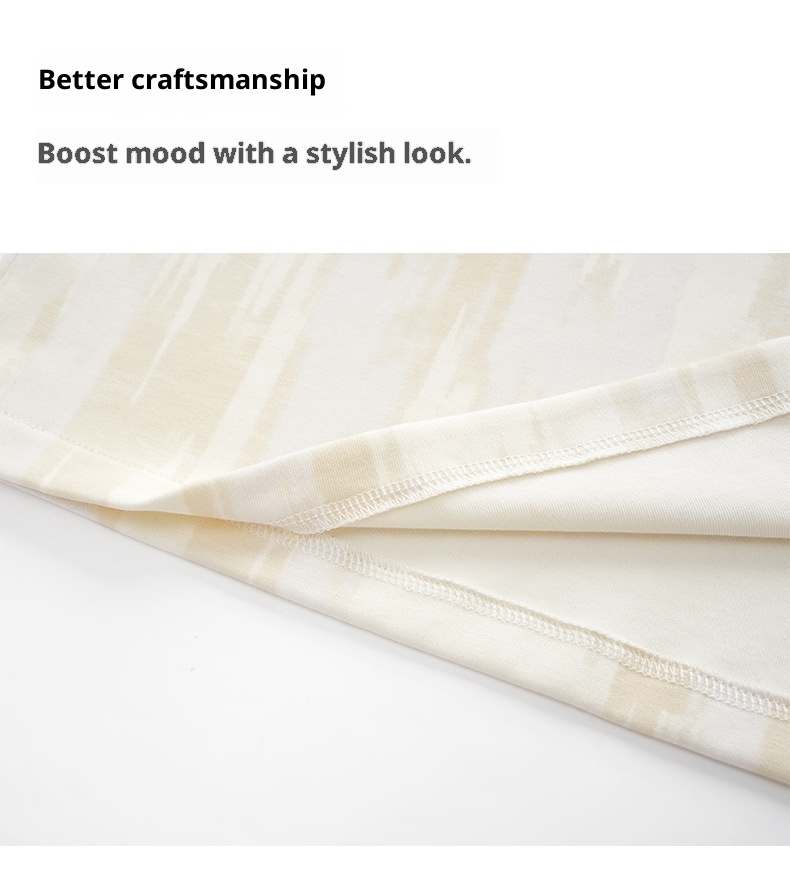 ChicShe Damenpyjama aus 100 % Baumwolle, Frühjahr/Herbst 2025, neues Set mit lockeren Ärmeln und langer Hose, ideal für Freizeit und Outdoor-Aktivitäten._voghion.com