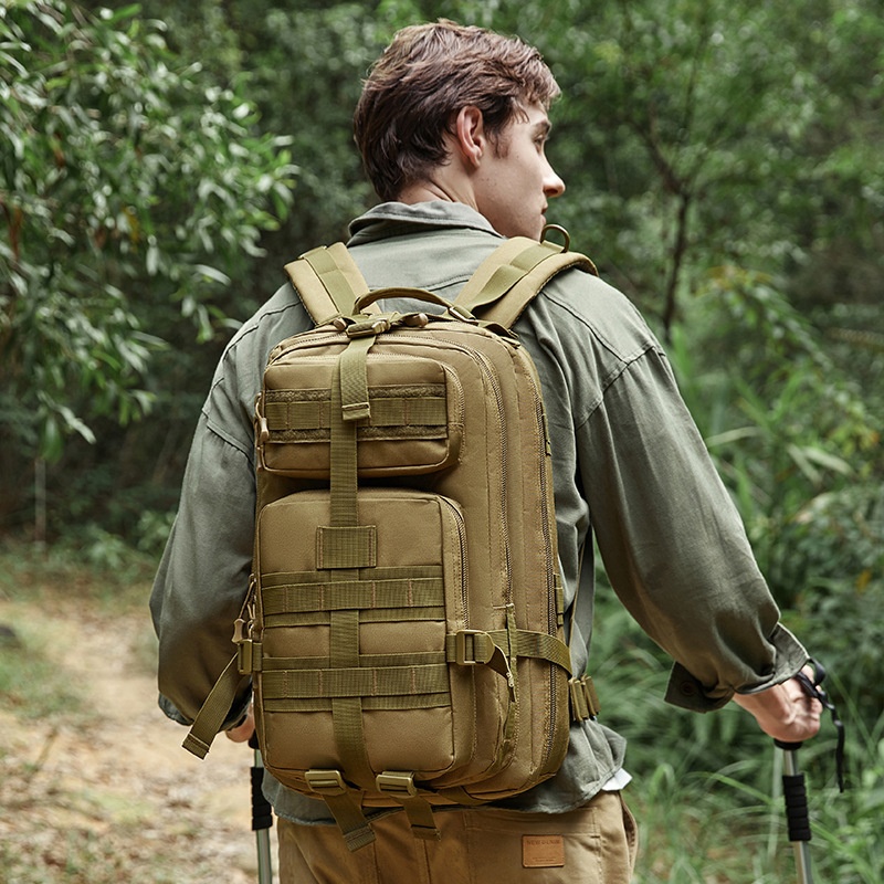 Zaino tattico ActiveGo, grande capacità, multifunzionale, per sport all'aria aperta, da viaggio, alpinismo, da uomo, portatile_voghion.com