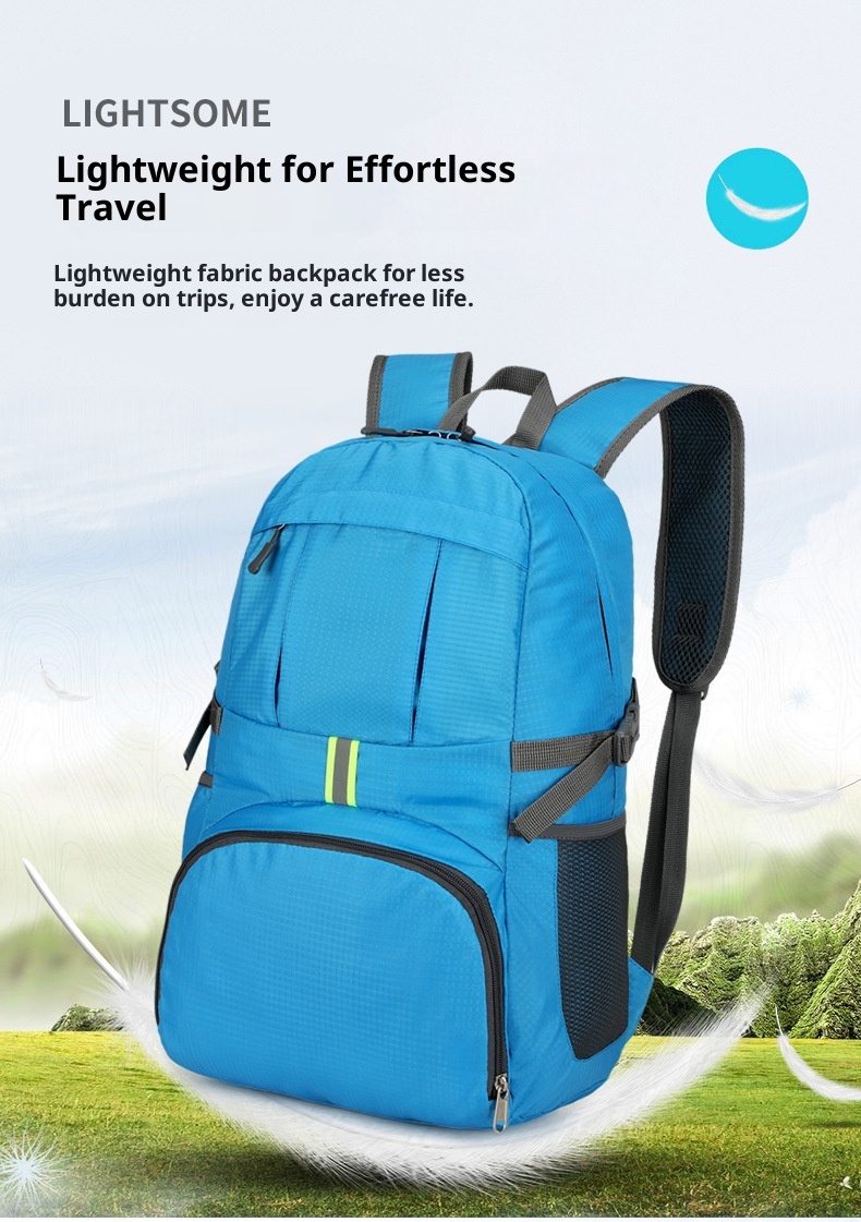 ActiveGo Outdoor Men's And Women's Ultra-light Sports Skin Foldable Backpack Mountaineering Waterproof Travel Large Capacity_voghion.com