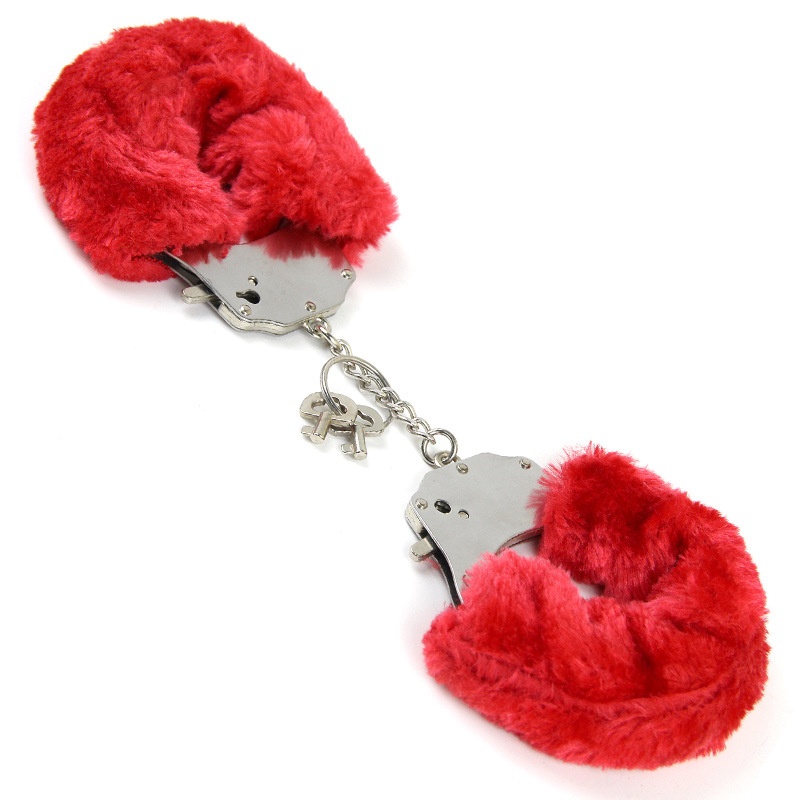 Menottes en peluche LuvBox Fangqu, jouets alternatifs pour le sexe, le flirt, l'amour et le bondage._voghion.com