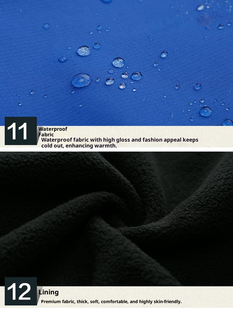 001 Großhandel Outdoor-Jacke und -Hose Zweiteiliger Herren-Skianzug aus dickem Fleece, Set für Damen_voghion.com