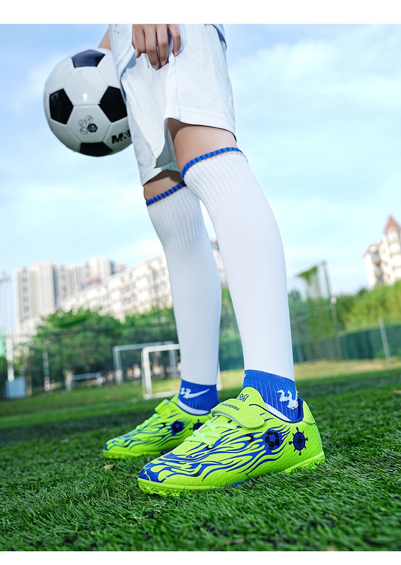 ShoeGlobe Cross-Border Children's Boys Girls Elementary School Kindergarten Parent-Child TF Turf Artificial Grass AG Cleats_voghion.com