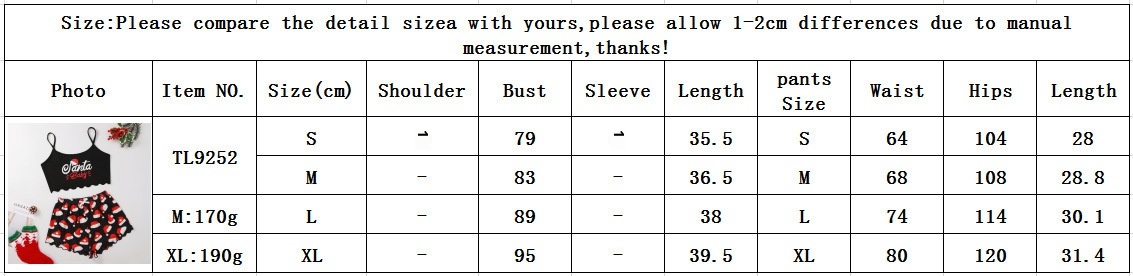 ChicShe Weihnachtlicher Pyjama im europäischen und amerikanischen Stil, neues dünnes Set für Damen, ärmellose Shorts aus Milchseide, schlicht und lässig, zweiteilig_voghion.com