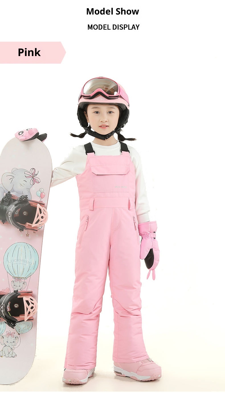 001 Vittono Pantalon de ski/snowboard ample une pièce pour enfants (garçons et filles) - Livraison directe_voghion.com