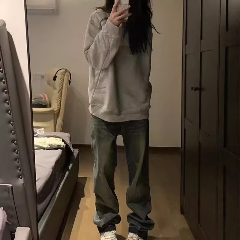 boy Retro Heavy Zipper Cleanfit Sweatshirt Men's Spring Autumn Niche Design Trendy Brand European And American High Street_voghion.com