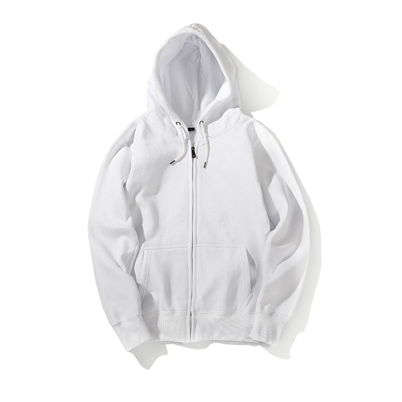 Ragazzo Primavera Autunno Inverno Tinta Unita Cerniera Blank Ultra Morbido Cardigan Uomo Top Giacca Sottile Felpa Con Cappuccio All'ingrosso_voghion.com