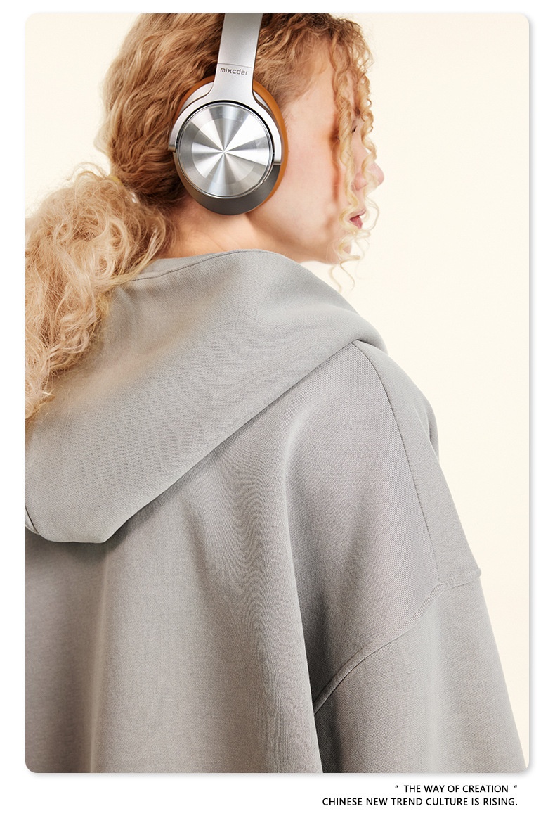 Boy BE Clothing | Herbst/Winter 2025 Amerikanischer Vintage-Stil Fleecegefüttertes Kapuzensweatshirt für Herren Vielseitige Jacke Top_voghion.com