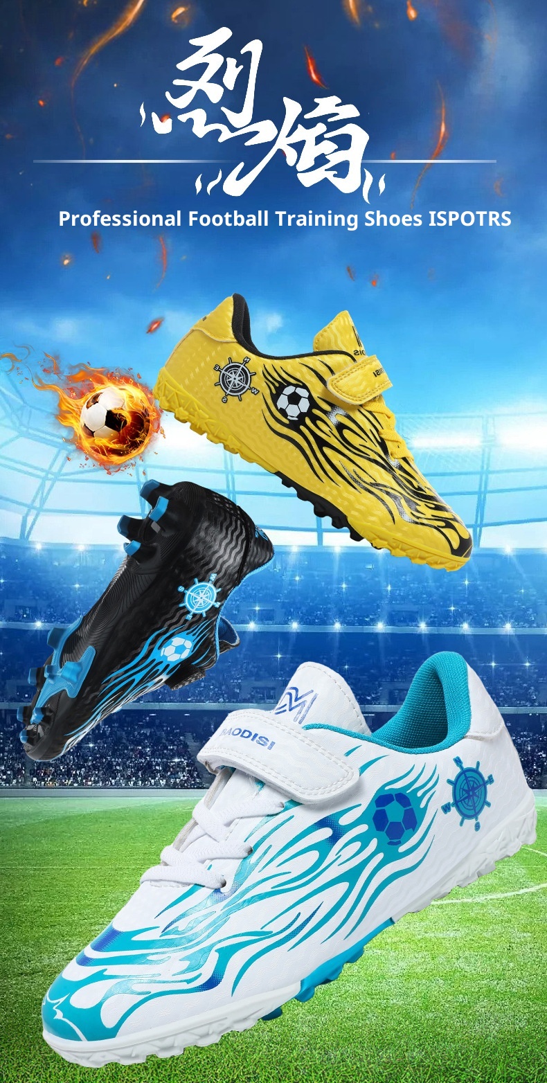 ShoeGlobe Cross-Border Children's Boys Girls Elementary School Kindergarten Parent-Child TF Turf Artificial Grass AG Cleats_voghion.com