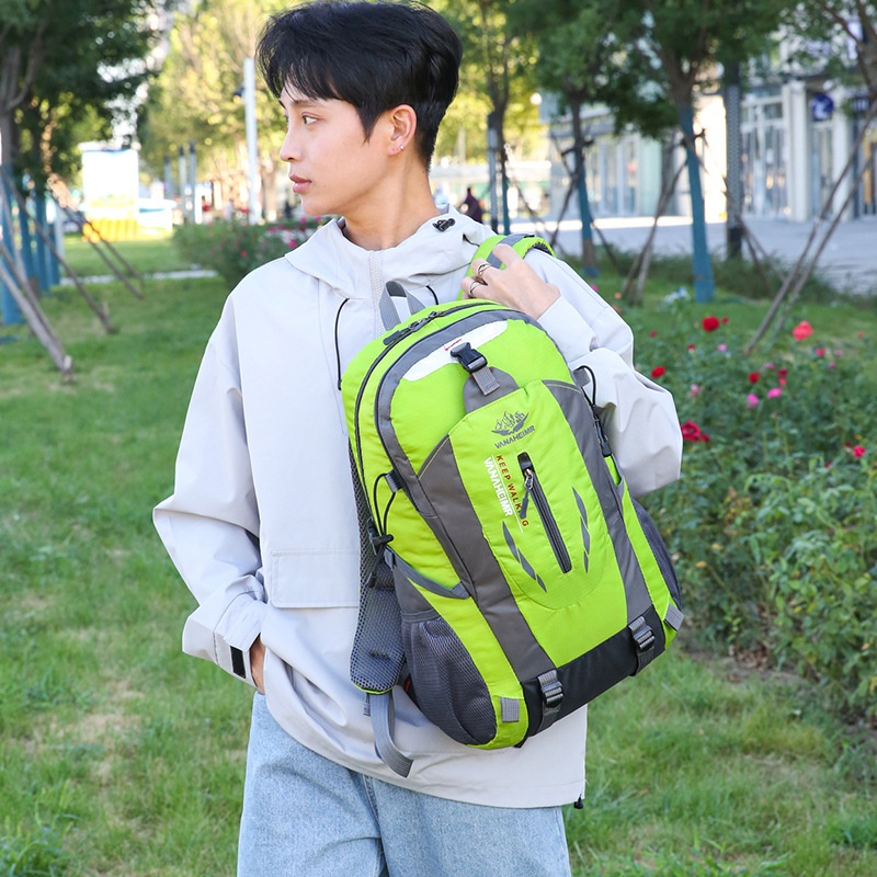 Sac à dos de randonnée ActiveGo Outdoor, respirant et imperméable, grande capacité, idéal pour le camping et les pique-niques, pour homme. Sac à dos de sport décontracté._voghion.com