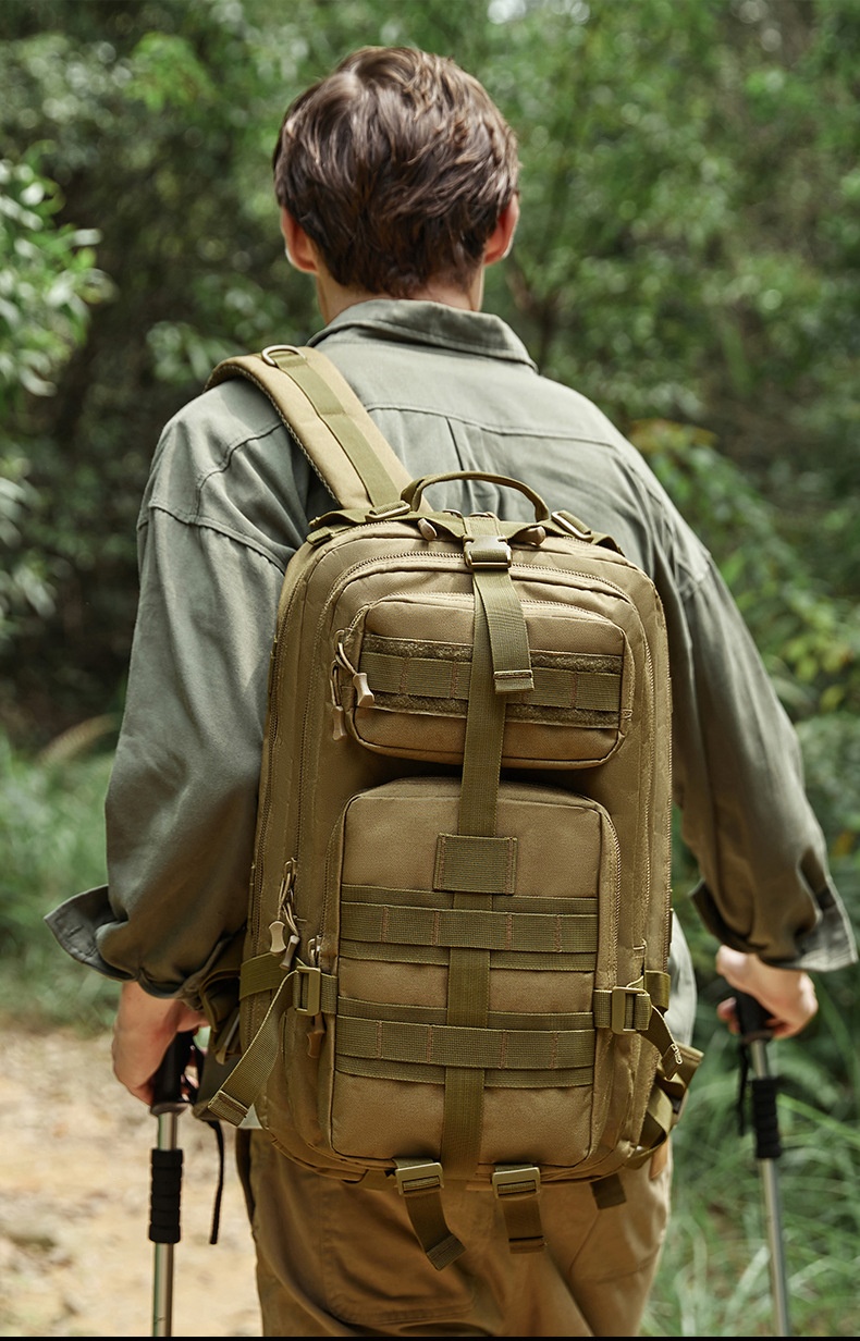 Zaino tattico ActiveGo, grande capacità, multifunzionale, per sport all'aria aperta, da viaggio, alpinismo, da uomo, portatile_voghion.com