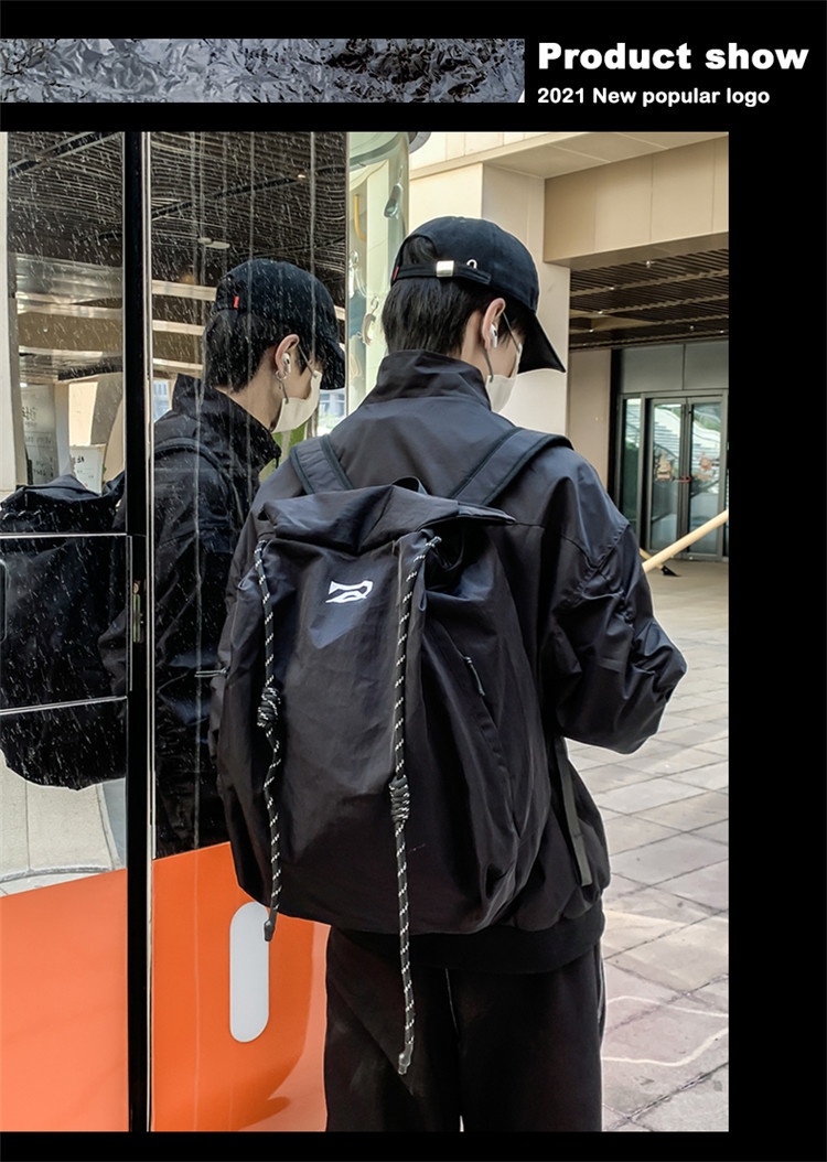 Sac à dos ActiveGo grande capacité pour homme et femme, couleur unie, simple et décontracté, idéal pour les courts séjours et les activités sportives et de plein air (randonnée, sport). Léger et pratique._voghion.com