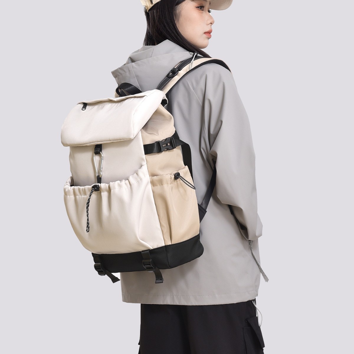 ActiveGo Large Capacity Hiking Backpack School Female College Students Travel Mountaineering Double Shoulder Lightweight Laptop_voghion.com