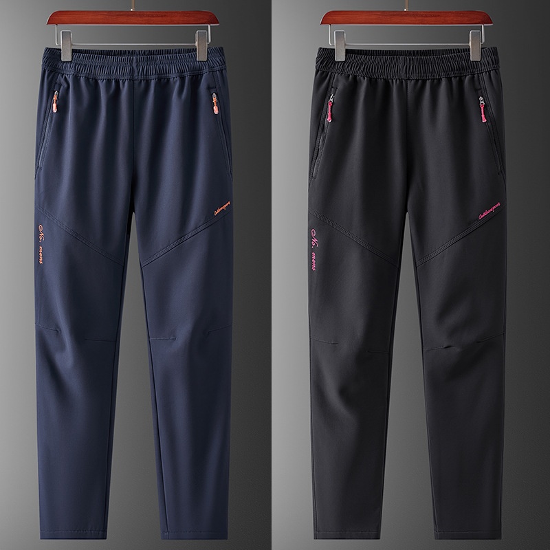 001 Men's Softshell Autumn Winter Lined Outdoor Windpr Waterpr Fleece Skiing Plus Size Warm Hiking Pants Women_voghion.com