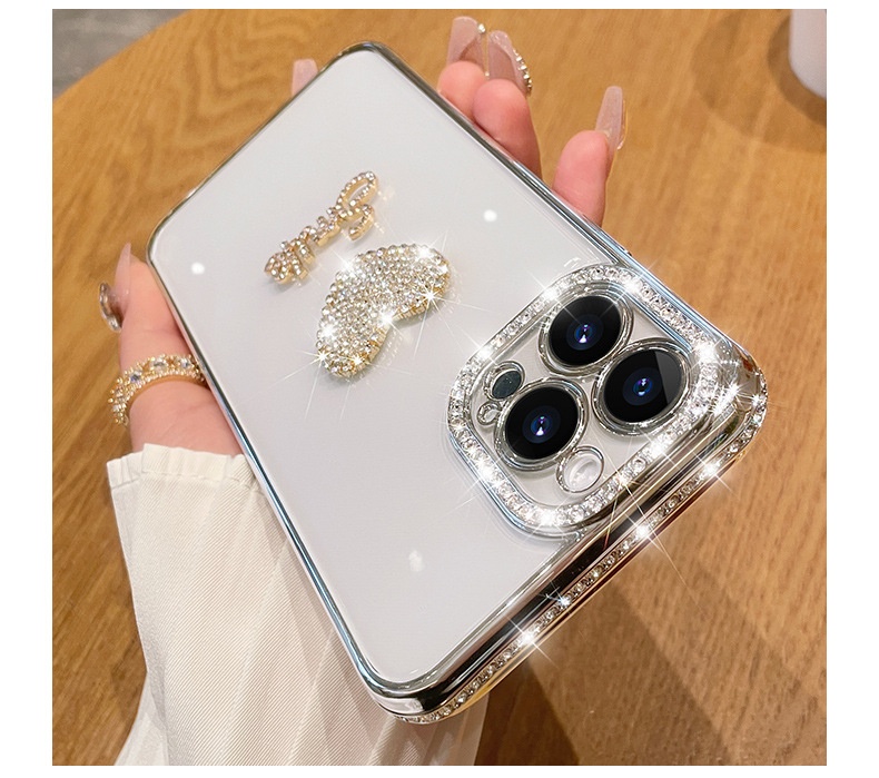 TechGlobe Compatible With 16 Pro Max New Phone Heart 15 Lens 12 Full Coverage IPhone 14 Protective Case 13 PM_voghion.com