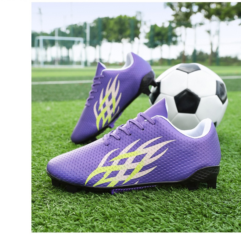 ShoeGlobe Foreign Trade Fußballschuhe für Kinder und Jugendliche, Unisex-Sportschuhe mit kurzen Spikes für Schüler,_voghion.com