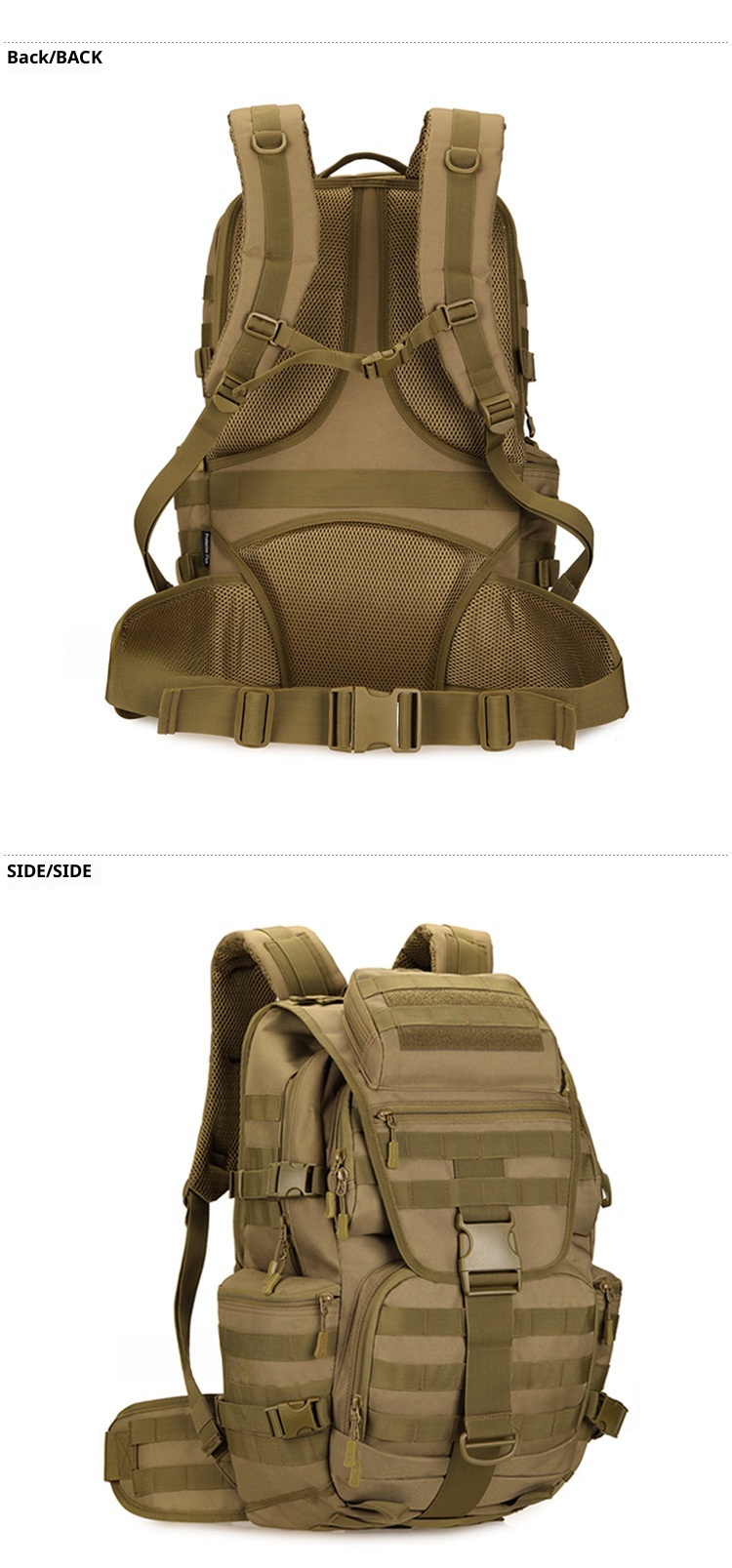 ActiveGo Pathfinder X9 Herren Doppelschulterrucksack Sport Reise Wandern Klettern Großer Fassungsvermögen Outdoor-Ausrüstung_voghion.com