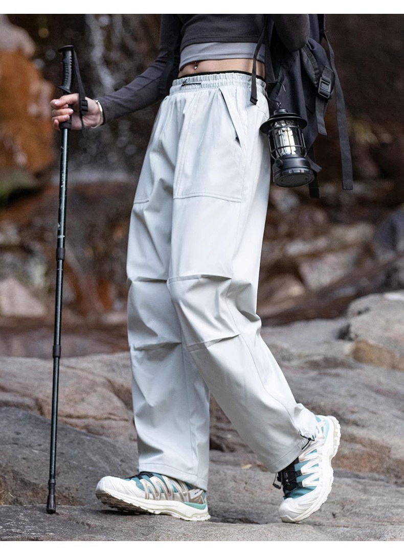 001 Camel HJCAMEL Calça Cargo Softshell Roxa Feminina, Nova Coleção Primavera 2025 para Caminhadas, Esportes ao Ar Livre e Atividades ao Ar Livre, Secagem Rápida_voghion.com