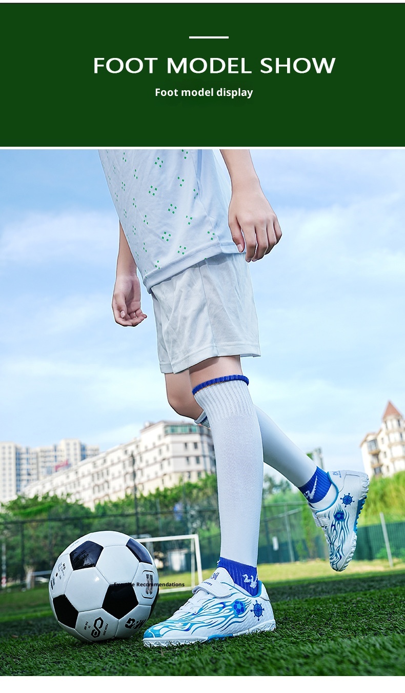 ShoeGlobe Cross-Border Children's Boys Girls Elementary School Kindergarten Parent-Child TF Turf Artificial Grass AG Cleats_voghion.com