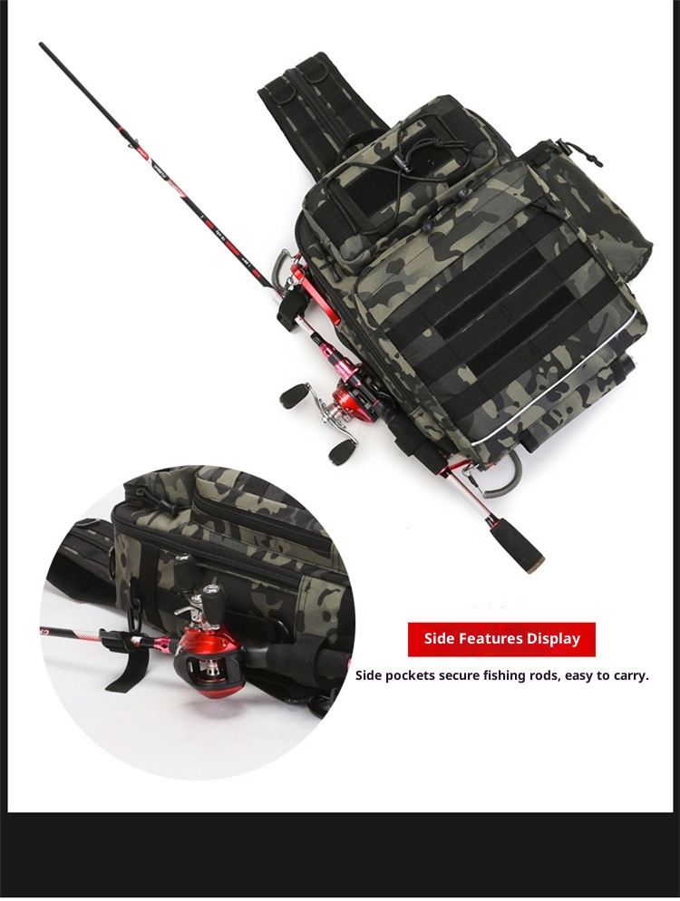 Zaino sportivo all'ingrosso ActiveGo Lure Outdoor Sports Brush con tracolla singola e doppia, grande capacità, nuovo modello_voghion.com