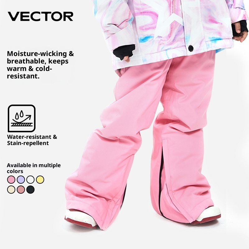 001 VECTOR Nieuwe kinderwinter jongens en meisjes verdikte koudebestendige warme skibroek eendelig dropshipping_voghion.com