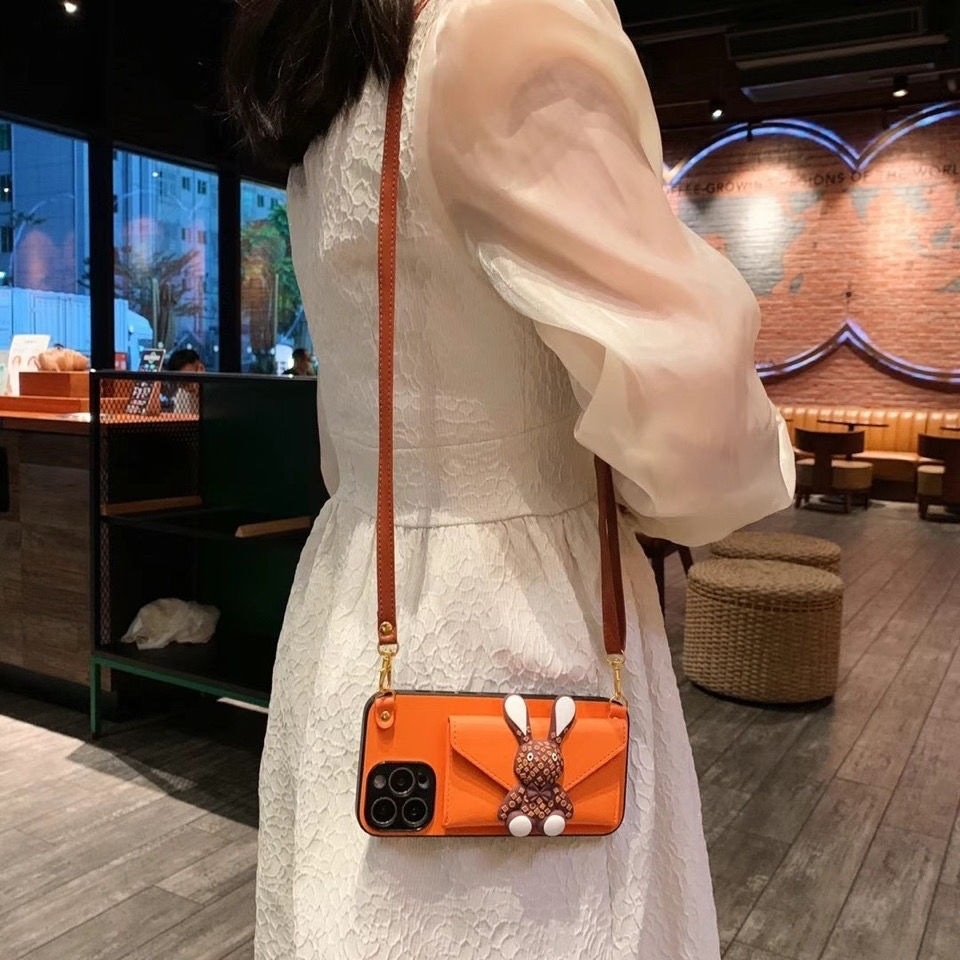 TechGlobe Compatible With Pro Max Coin Crossbody Phone Case IPhone 17 Trendy Fashion Card Holder Protective Cover_voghion.com