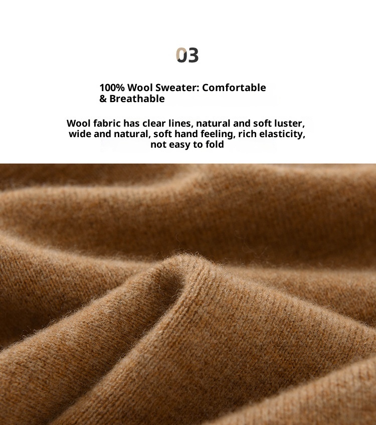 Cardigan da uomo in pura lana lavorato a maglia, autunno inverno, con scollo a V, ampio, spesso, casual, a maniche lunghe, monopetto_voghion.com