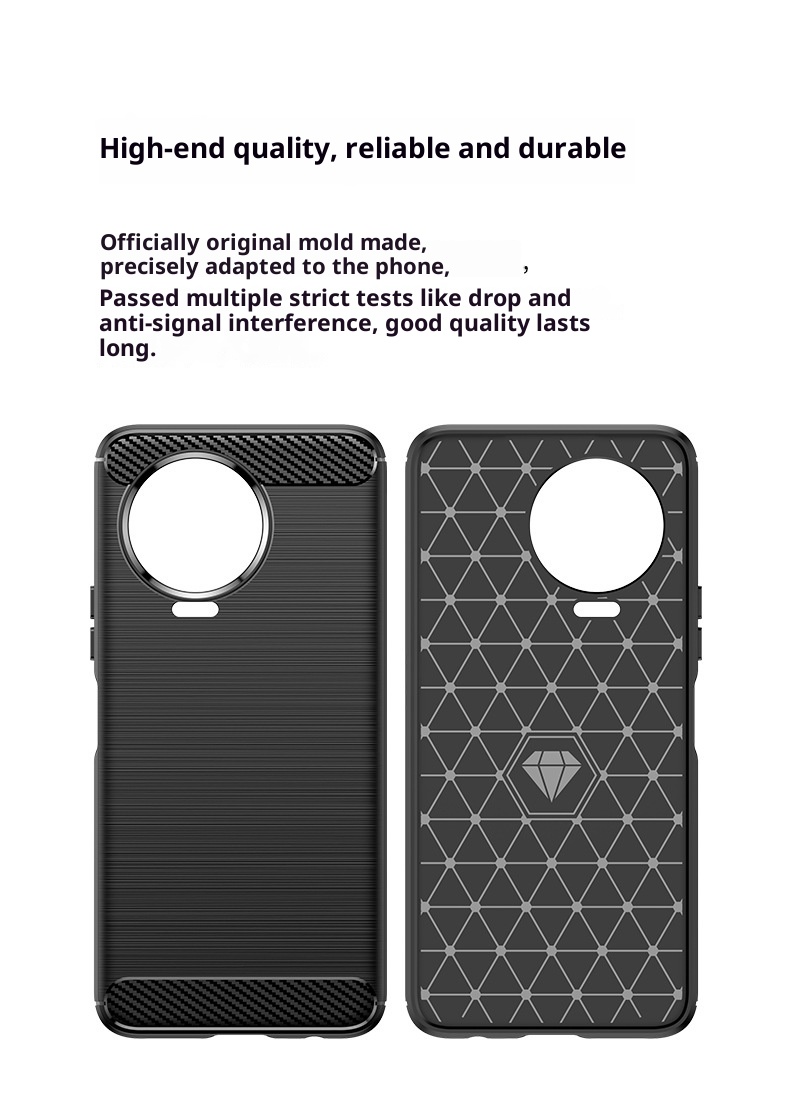 Funda protectora suave anticaídas cepillada TechGlobe para el teléfono Transsion Note12 2023 e Infinix Note12i_voghion.com