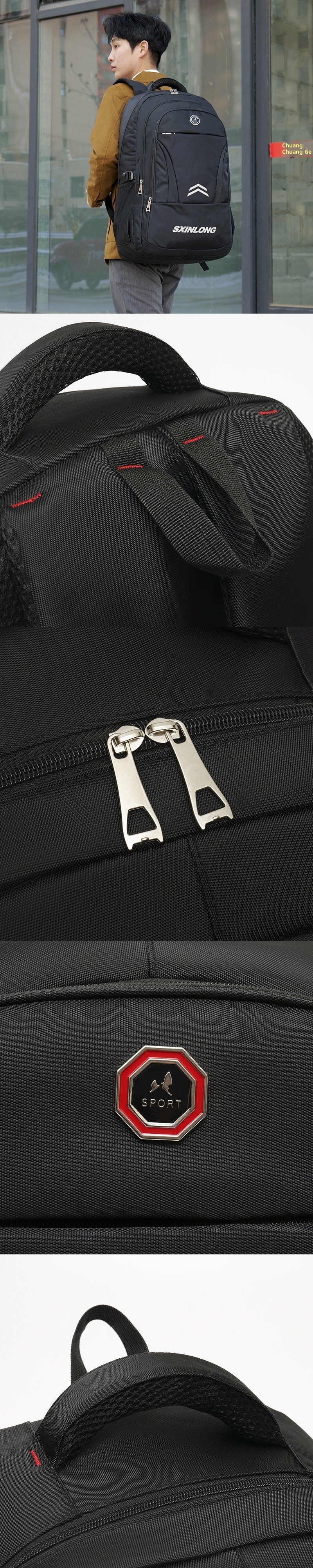 ActiveGo Men's Large Capacity 80L Work Backpack Outdoor Travel Hiking Bag_voghion.com