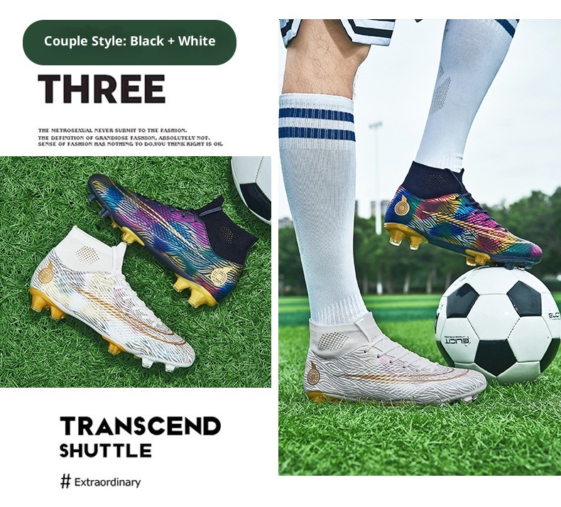 ShoeGlobe Cross-Border Wholesale New Football For Men And Women Students AG Long Cristiano Ronaldo Messi TF Broken Spikes_voghion.com