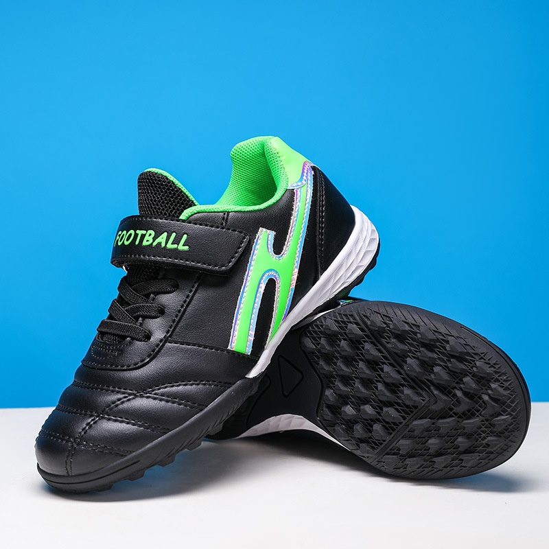 ShoeGlobe Children's Sports Soccer Shoes TF Cleats Training Boys Elementary School Professional Youth Girls Big Kids Sneakers_voghion.com