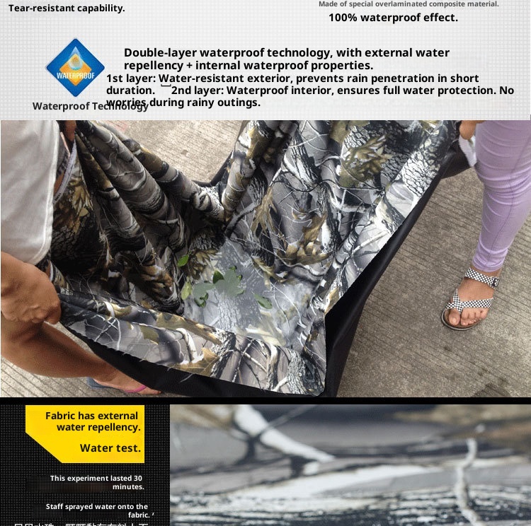 ActiveGo Foreign Trade Cross-Border Tactical Backpack For Men, Camouflage Leaf Pattern, Outdoor Hunting Large Capacity Hiking_voghion.com