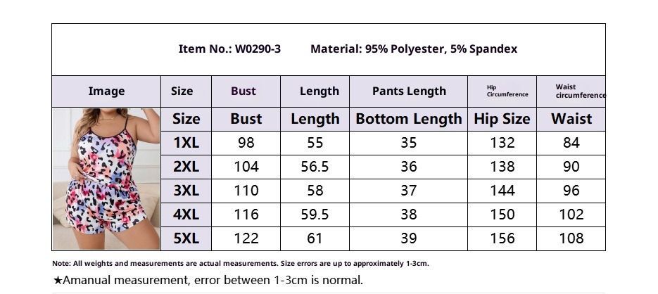 ChicShe European And American Cross-Border Camisole Shorts Plus Size Sleepwear Loungewear Set Casual Loose Comfortable_voghion.com