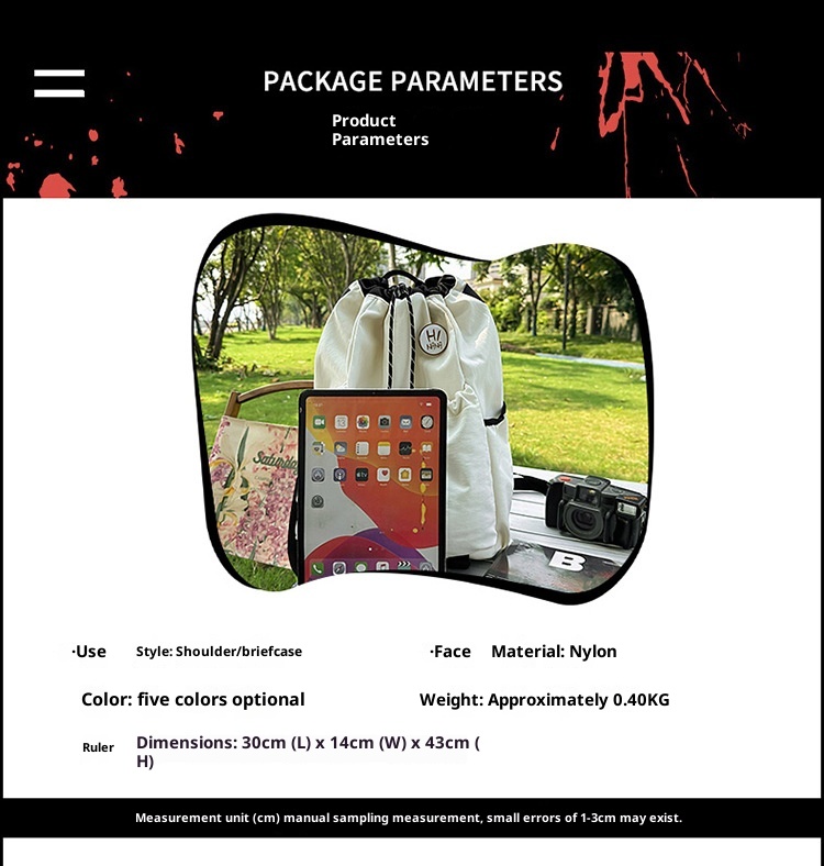 ActiveGo 2025 Summer Badmito Lightweight Travel Backpack Wome's Outdoor Moutaieerig Sports Large Capacity Drawstrig Bag_voghion.com