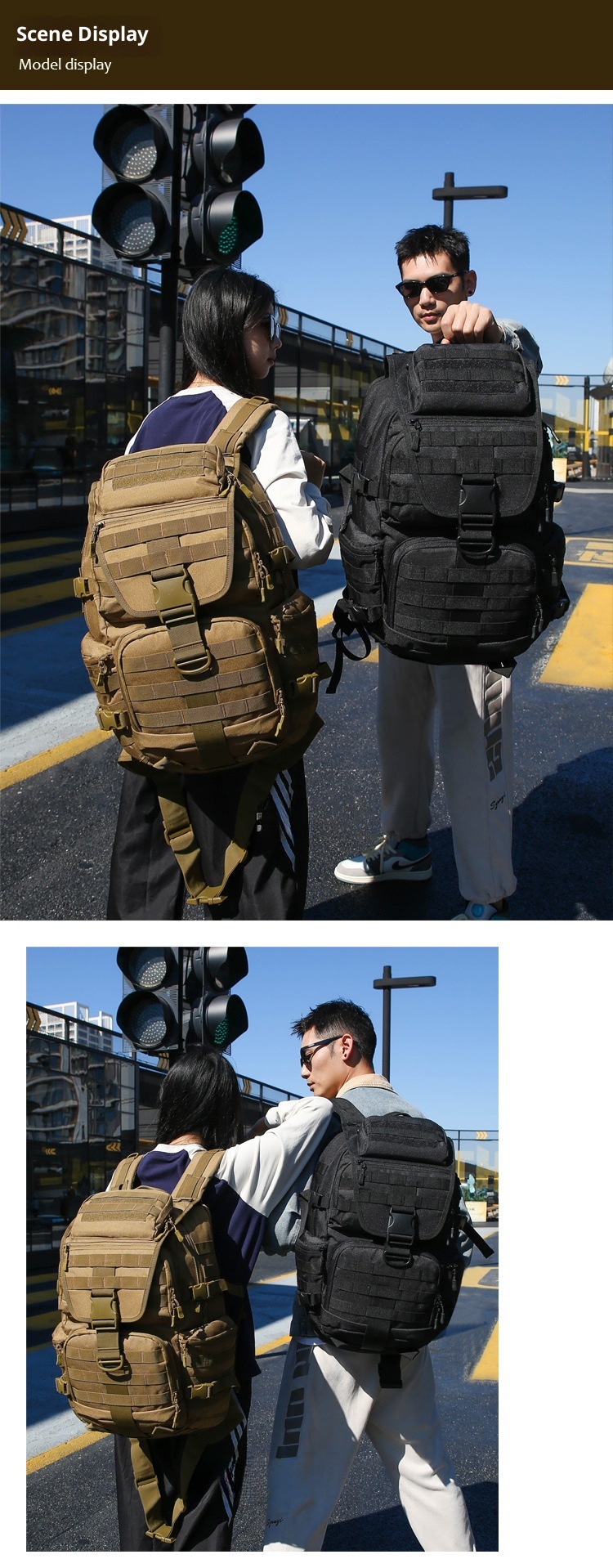 ActiveGo Pathfinder X9 Herren Doppelschulterrucksack Sport Reise Wandern Klettern Großer Fassungsvermögen Outdoor-Ausrüstung_voghion.com