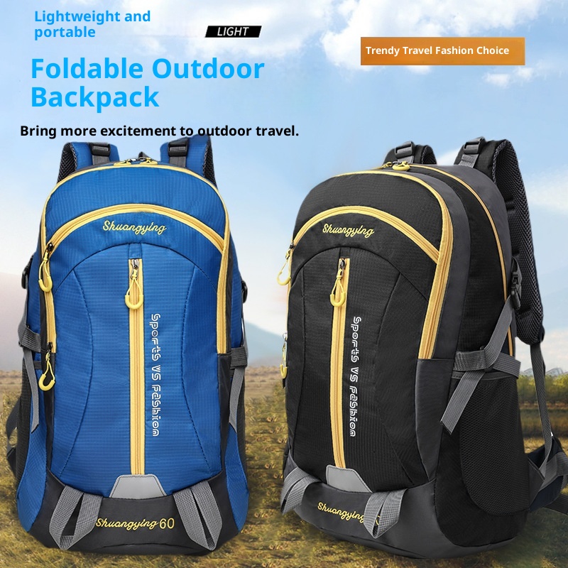 Zaino da trekking ActiveGo Outdoor da 60 litri, leggero, da viaggio, da uomo, impermeabile, sportivo, da donna_voghion.com