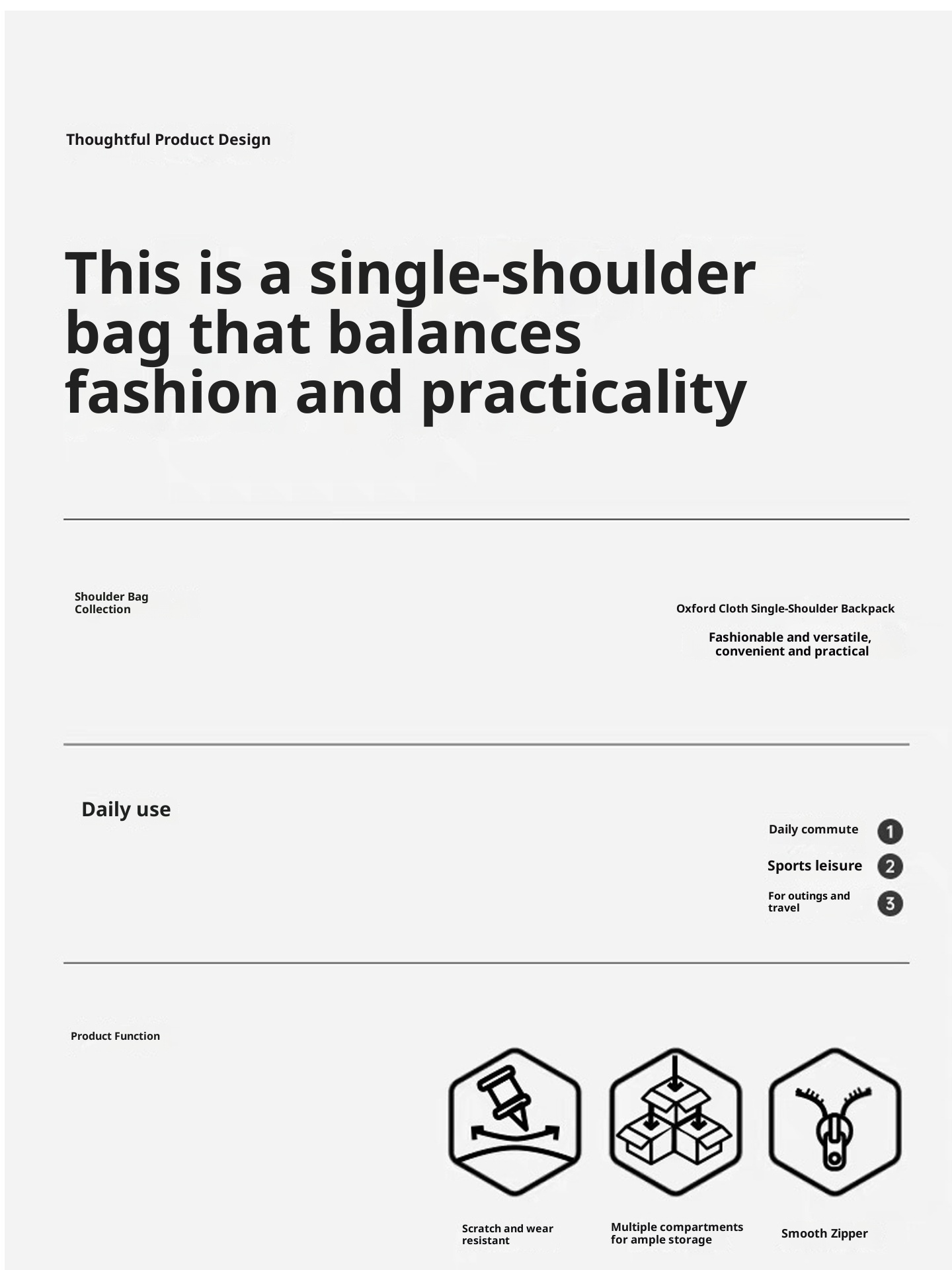 Borsa da palestra sportiva ActiveGo Advanced Training per uomo, resistente e di grande capacità, zaino da campeggio e trekking per donna_voghion.com