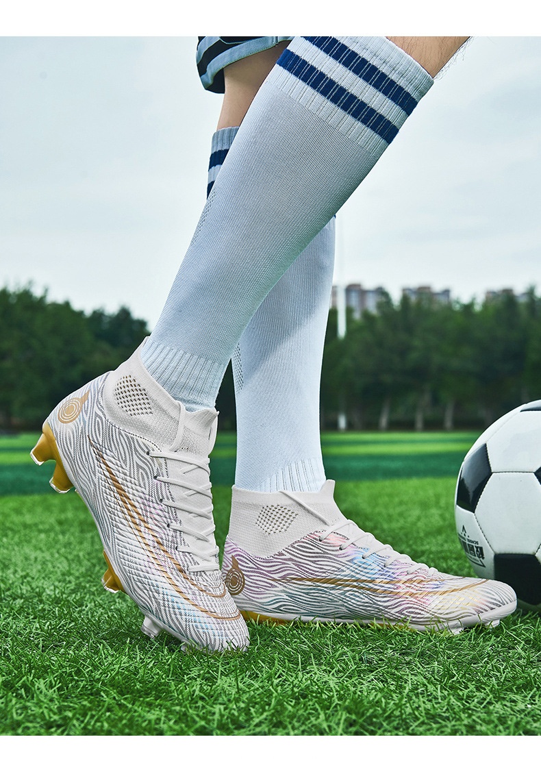 ShoeGlobe Cross-Border Wholesale New Football For Men And Women Students AG Long Cristiano Ronaldo Messi TF Broken Spikes_voghion.com