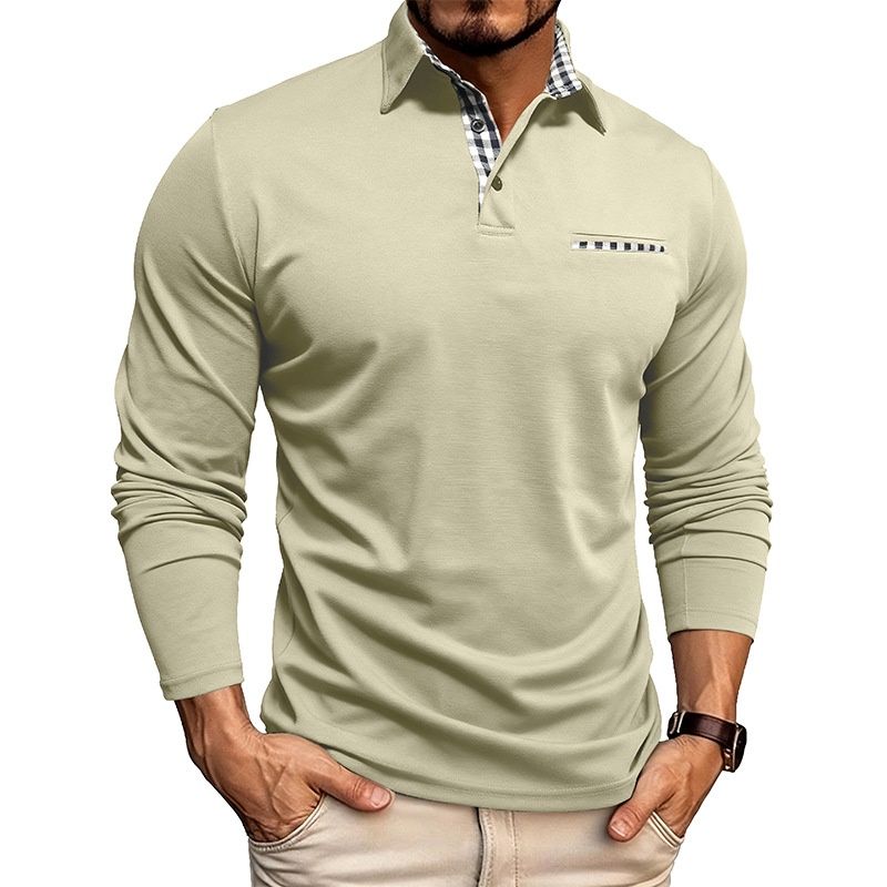 Camiseta polo transpirable y fresca para hombre, nueva colección otoño-invierno 2025, estilo europeo y americano, para comercio exterior._voghion.com